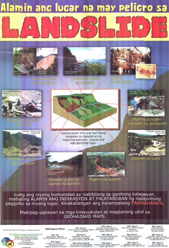 Landslide | Official Website of Mines and Geosciences Bureau - Regional
